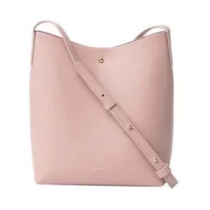 SAMARA Anthropologie blush Pink Women's vegan leather cross body medium NWOT